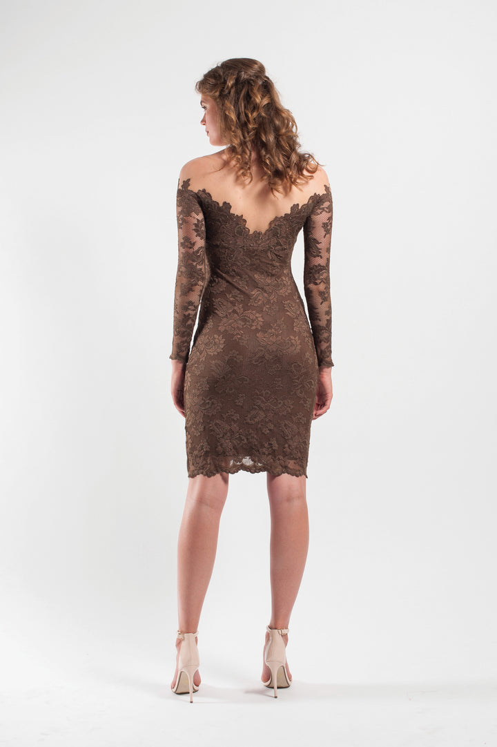 Off-shoulder Cocktail Dress