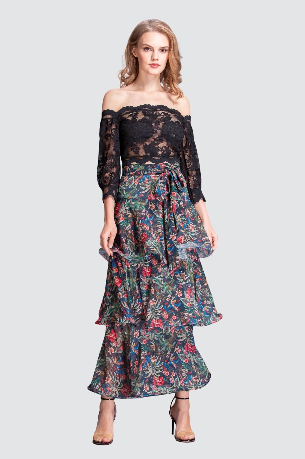 Off-Shoulder Lace Top