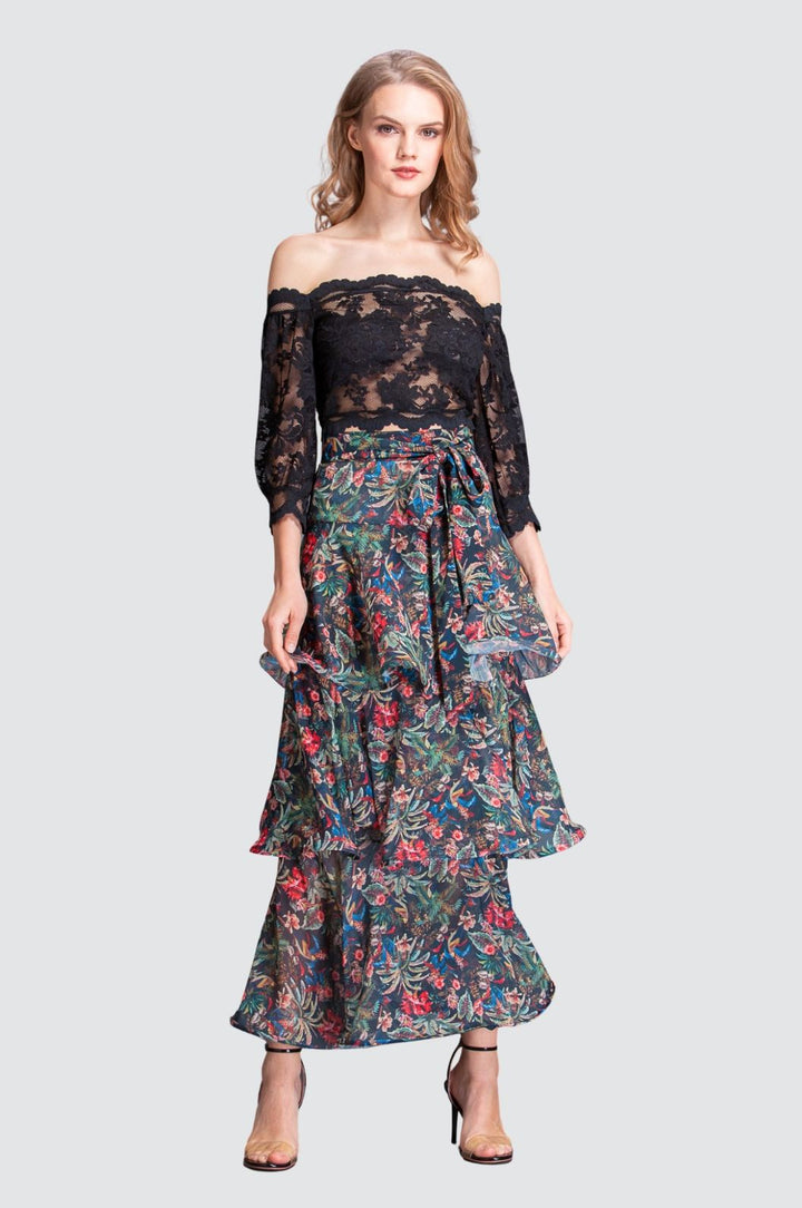 Off-Shoulder Lace Top