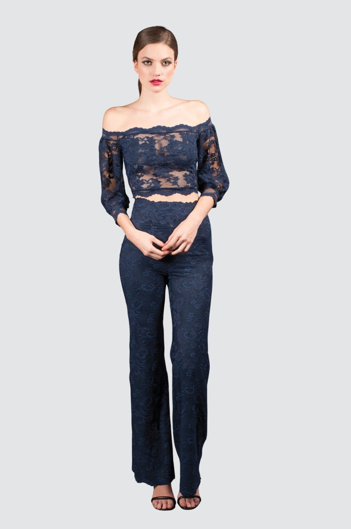 Off-Shoulder Lace Top