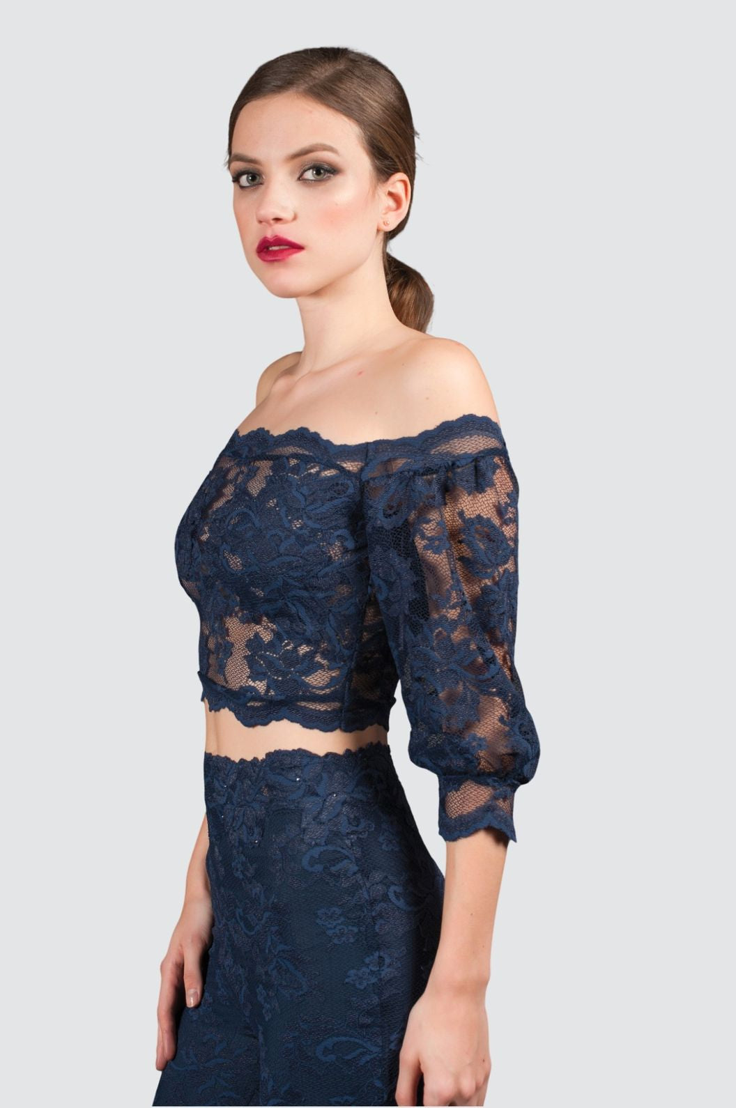 Off-Shoulder Lace Top