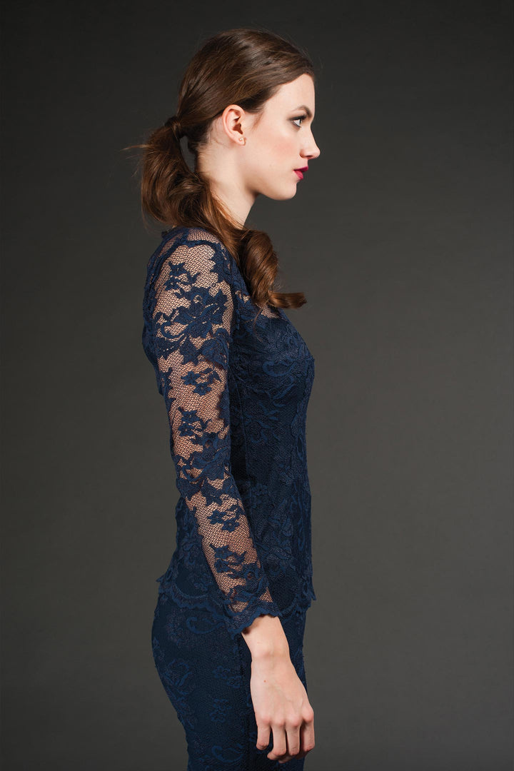 Long Sleeve Lace Top