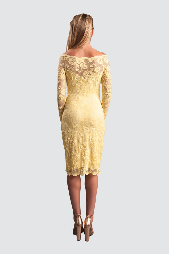 Off Shoulder Midi Dress