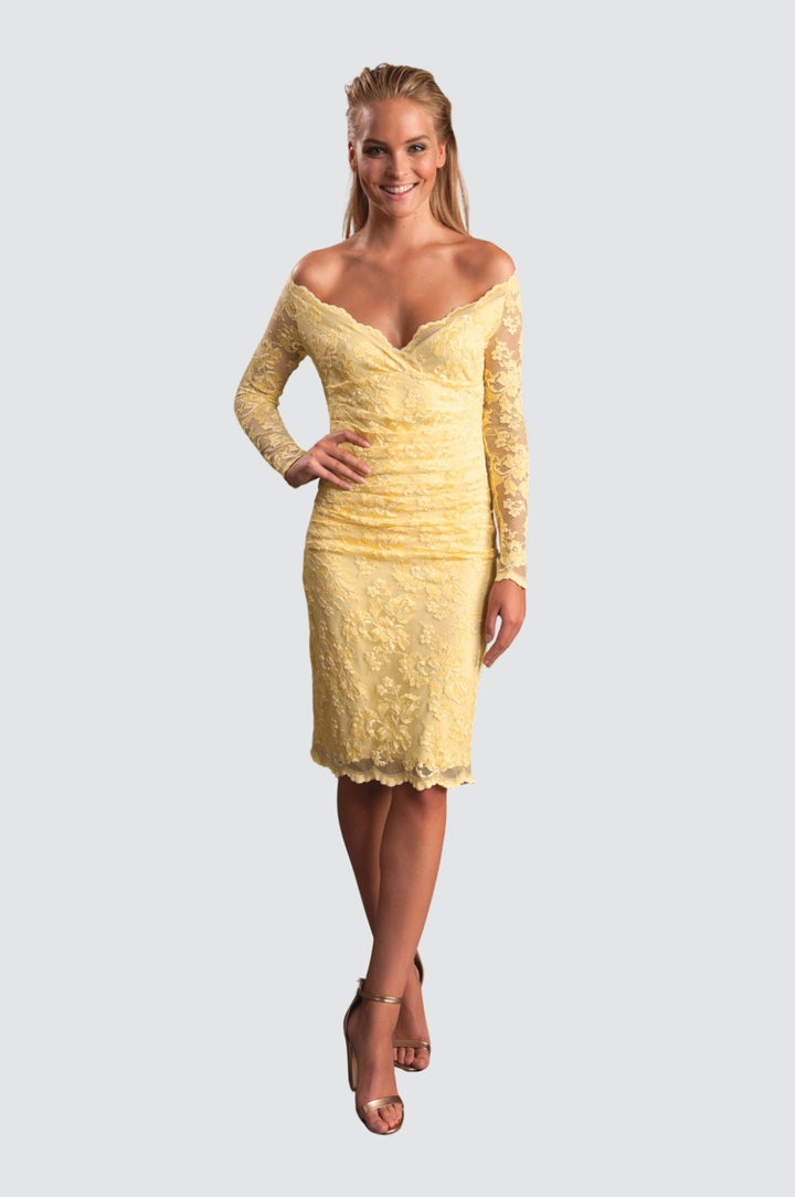 Off Shoulder Midi Dress
