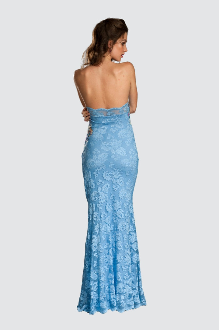 Off-shoulder Lace Gown