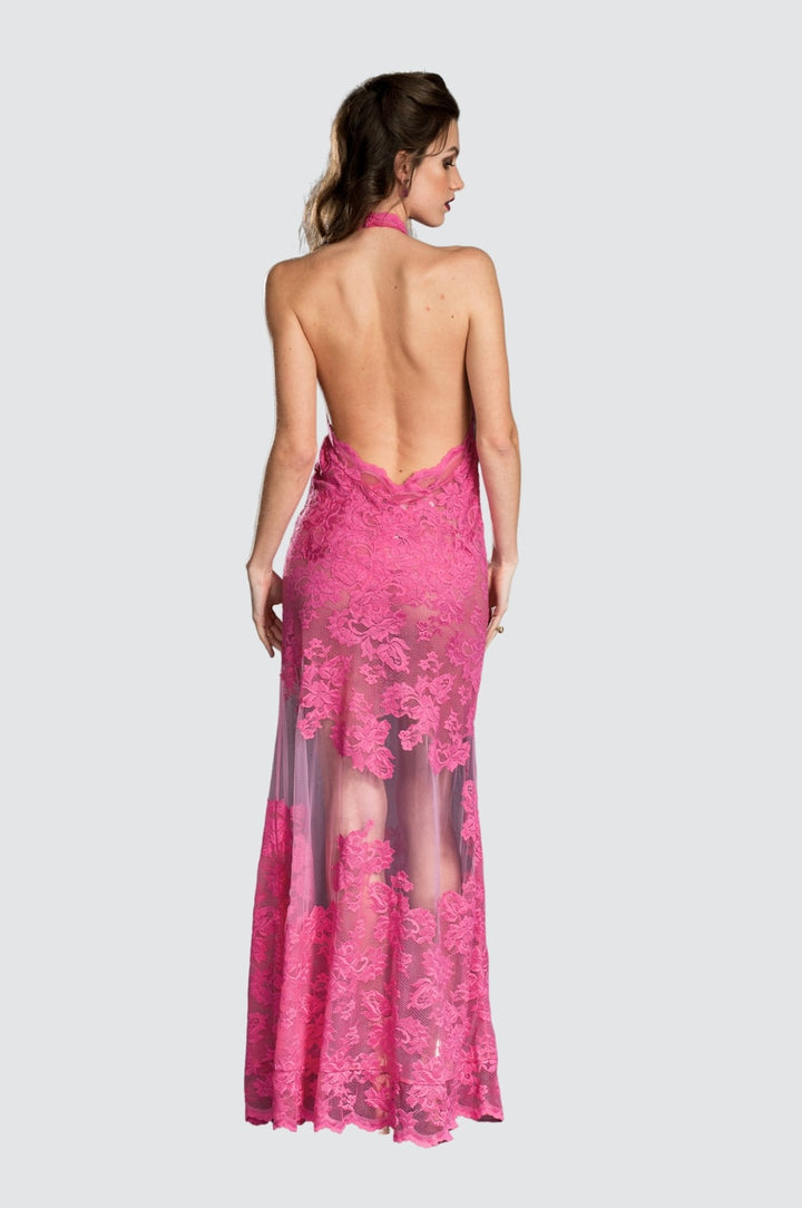 Sheer Lace Gown