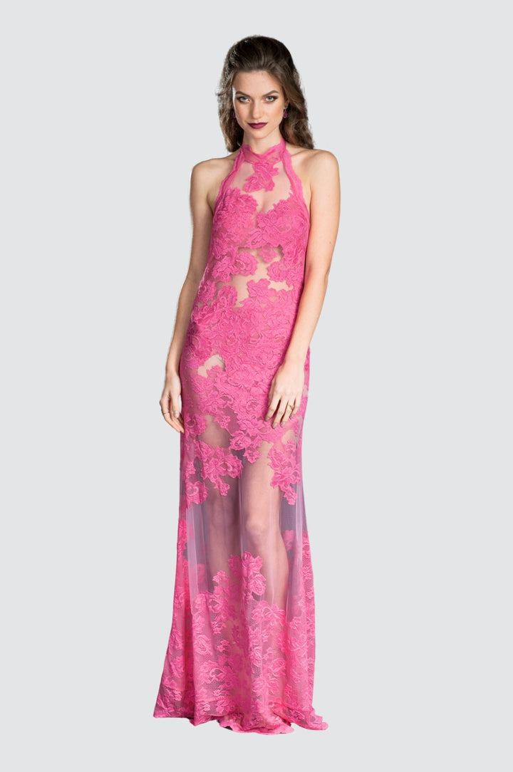 Sheer Lace Gown