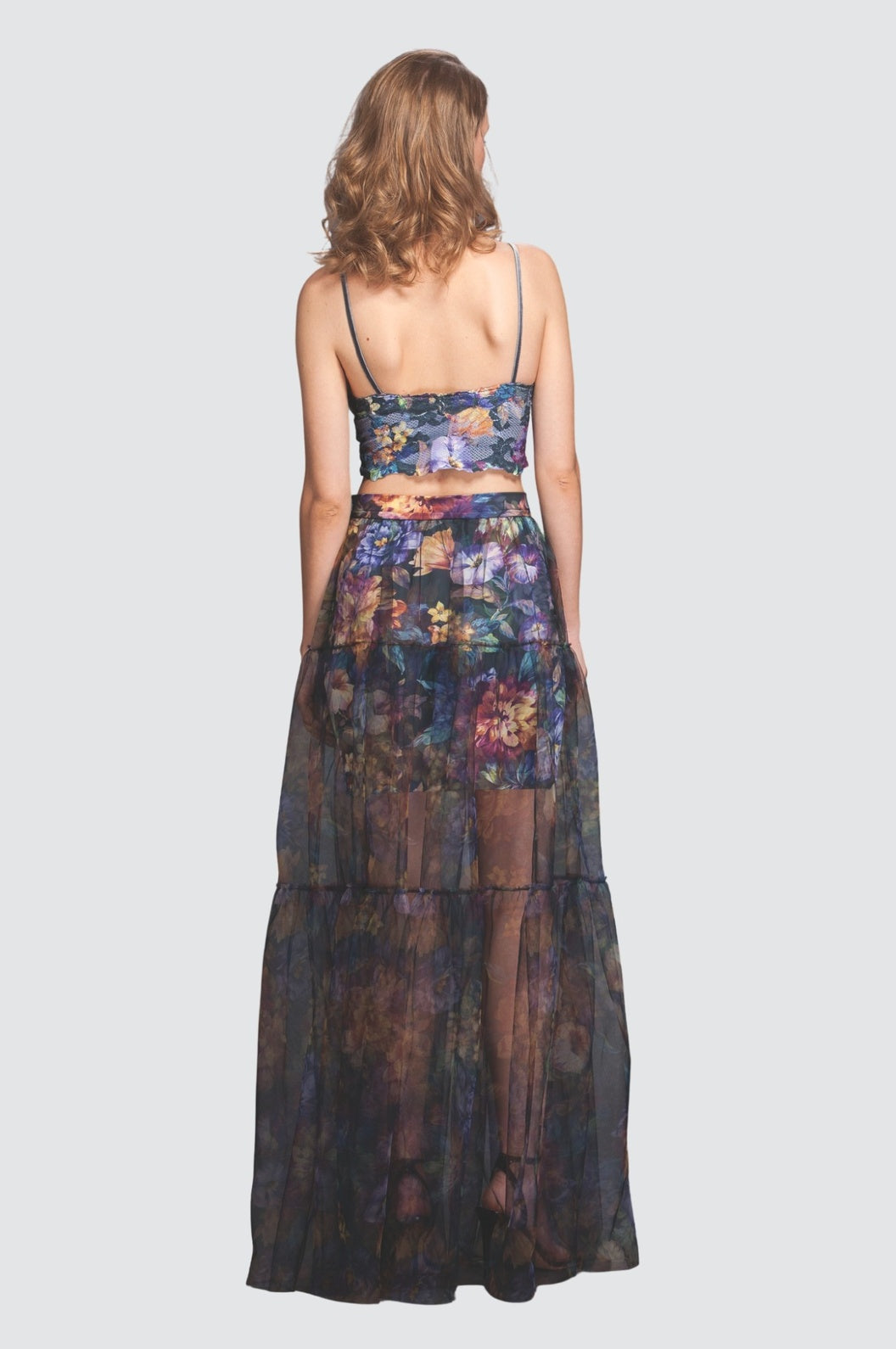 Crop Top & Skirt Matching Set