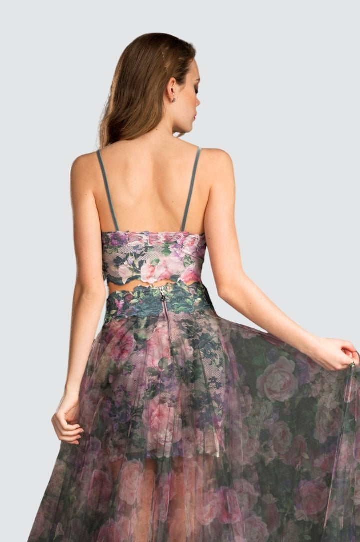 Floral Lace Crop Top