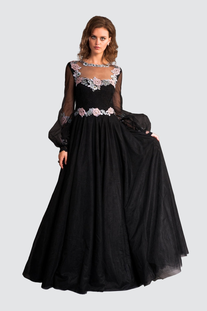 Mystical Embroidery Gown