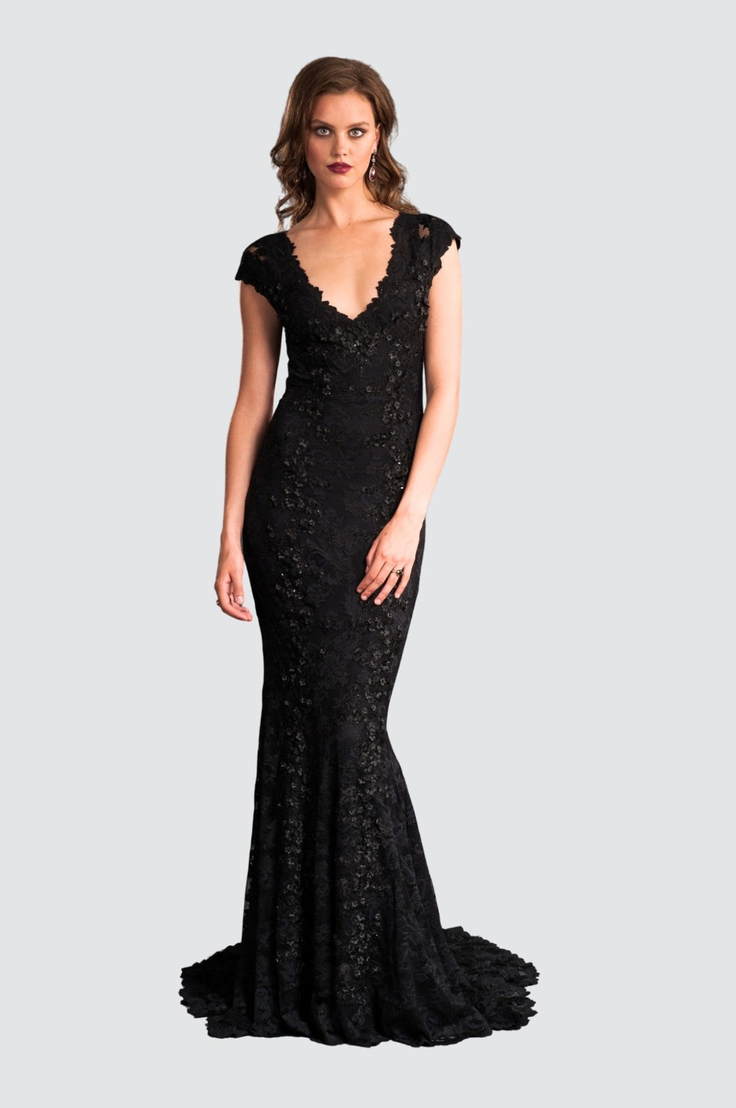 Refined Long Black Gown
