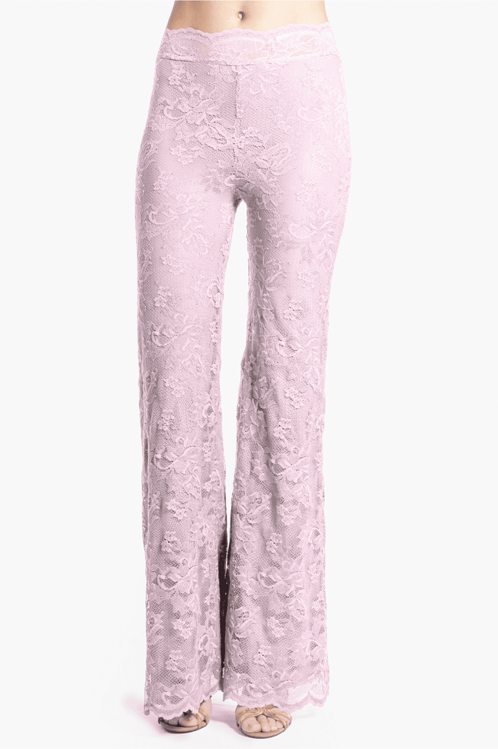Lace Flare Trousers-6