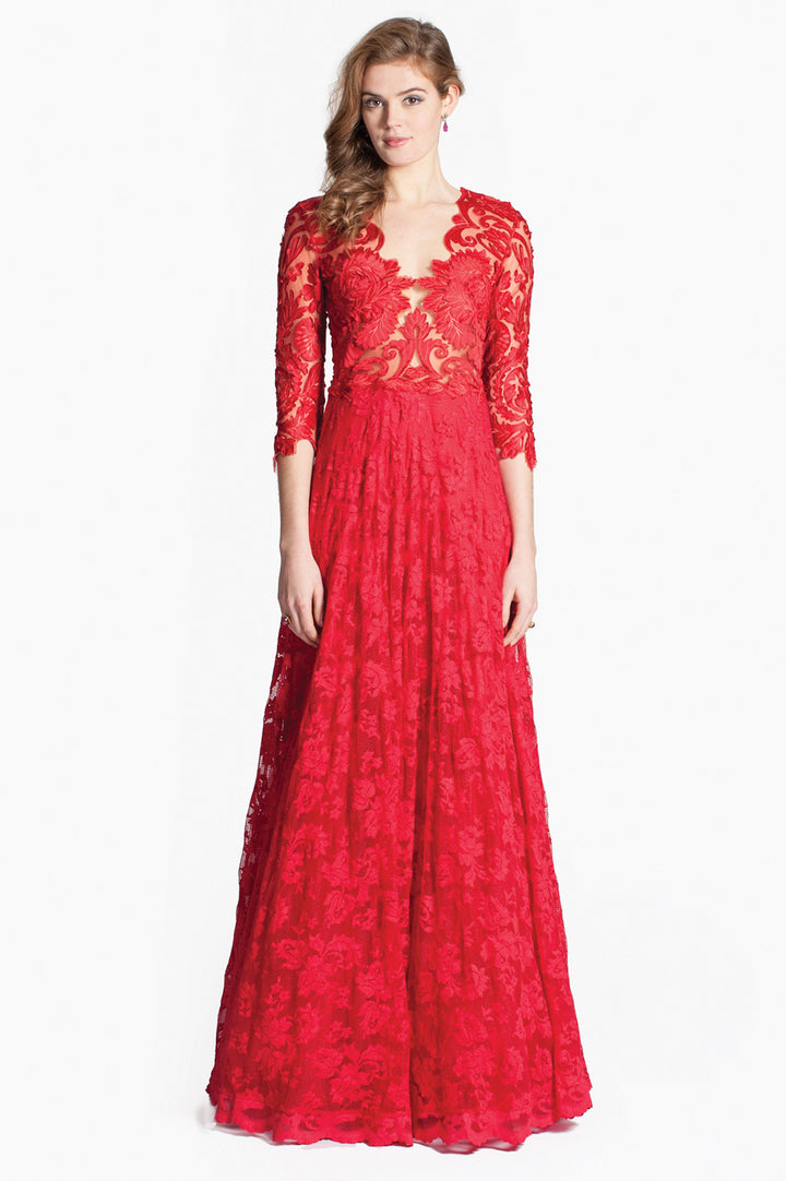 Valentino Red A-Line Gown-0