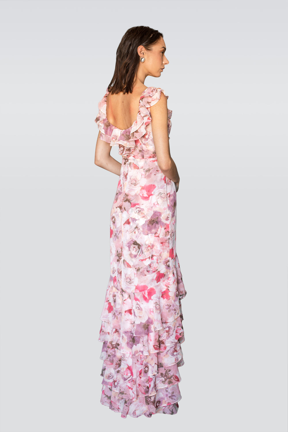 Rosette Long Dress-1
