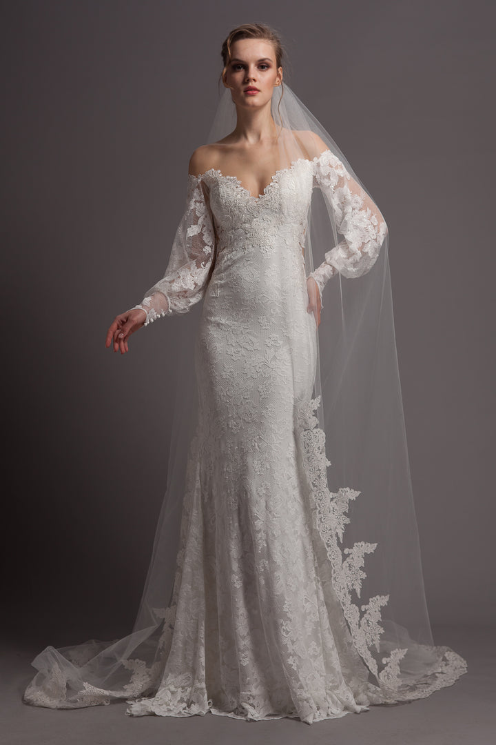 Veil V7026 of Camille Bridal Gown-1