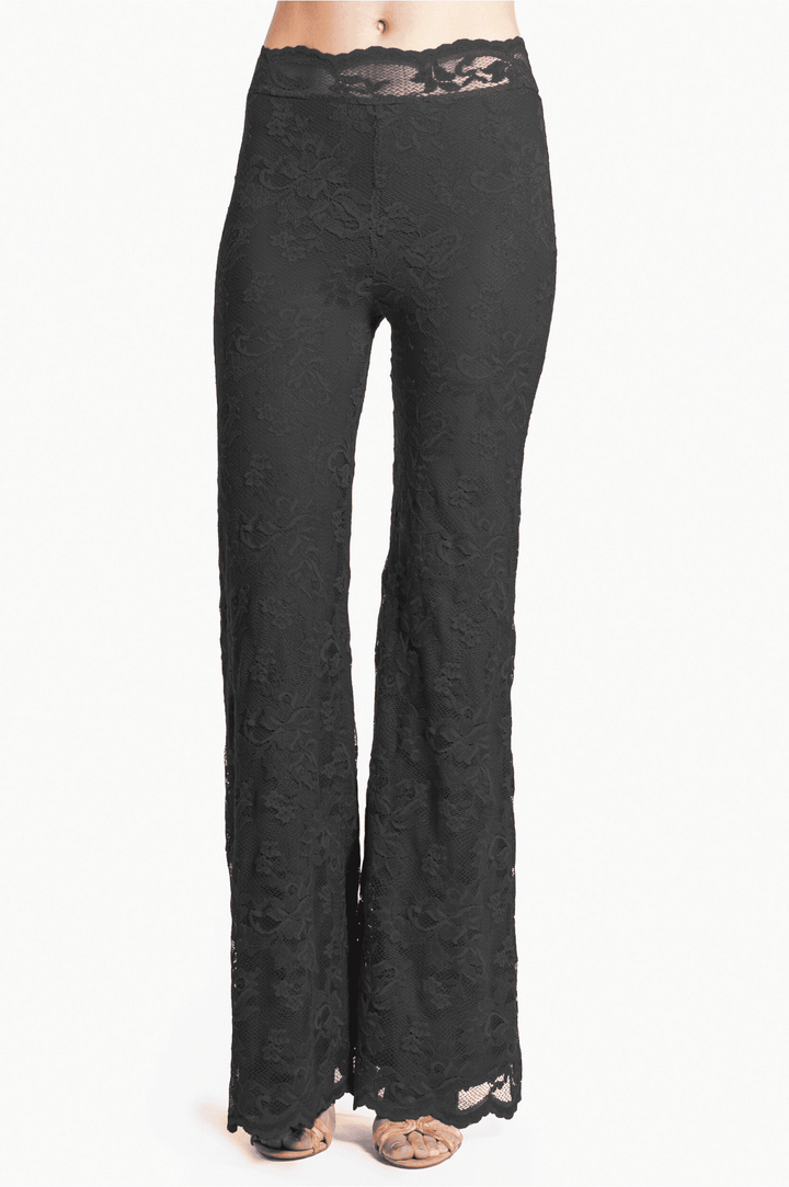 Lace Flare Trousers-0