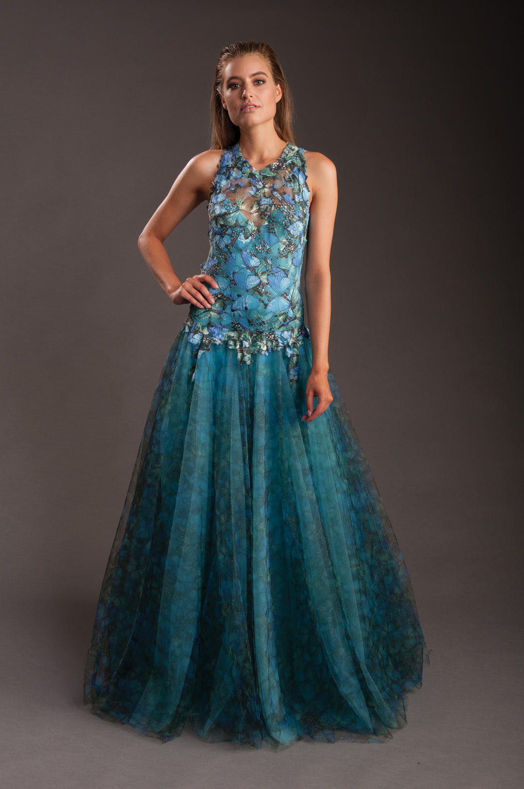 Exotic Butterfly Princess Gown-0