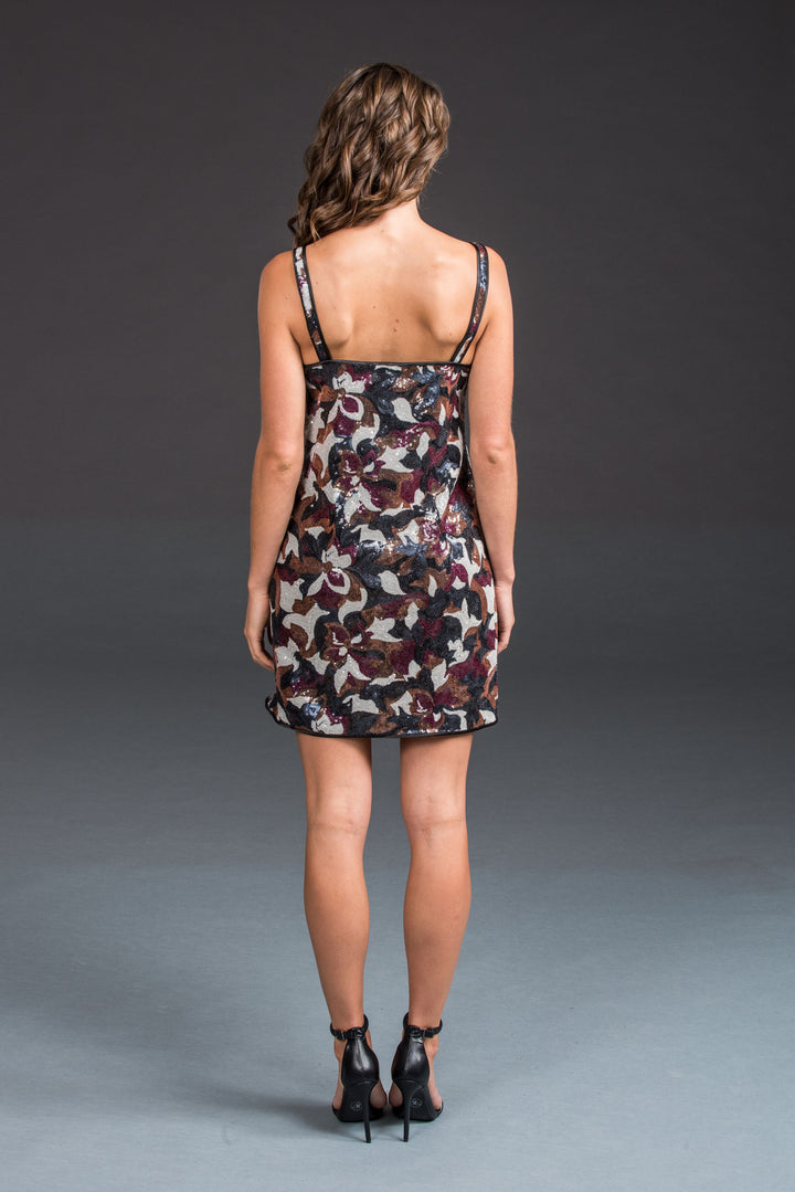 Chic Strappy V-Neck Mini Dress-1