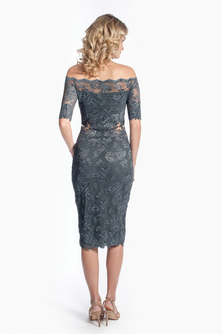 Jewel Stone Lace Cocktail Dress-1