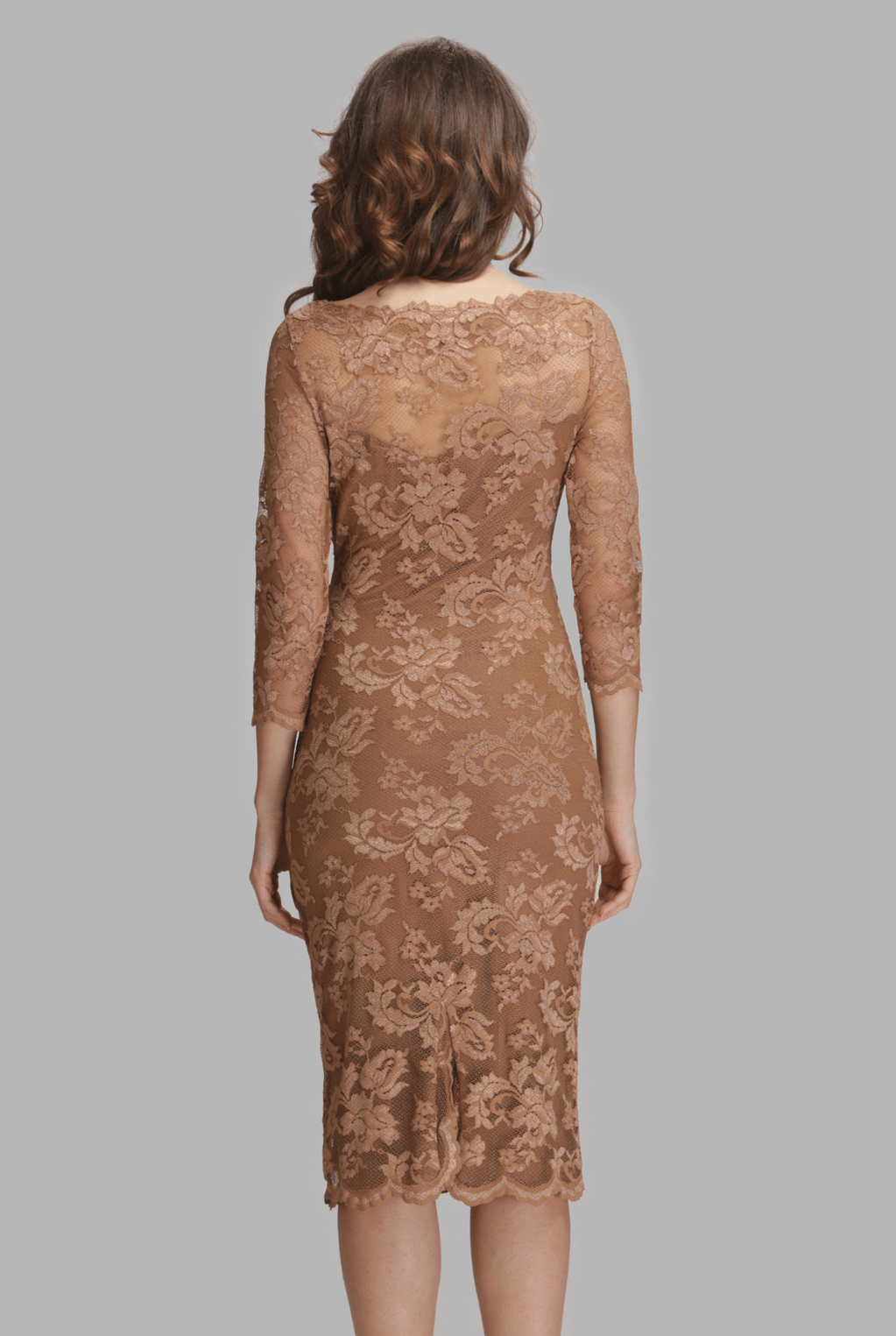 Scallop ruched wrap dress-1