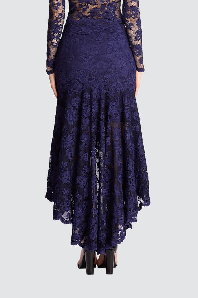 Lace High-Low Skirt-1