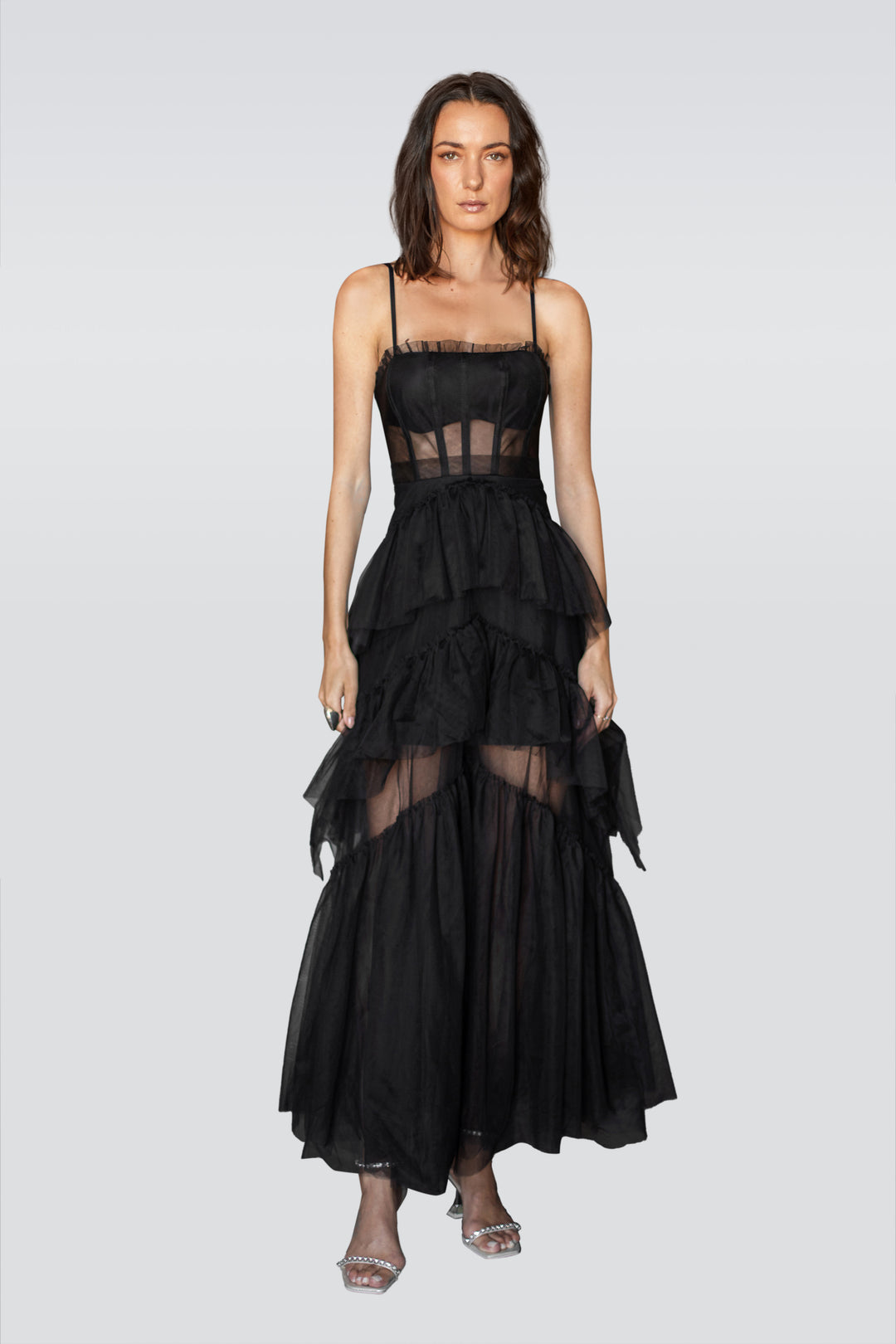 Black Tulle Dress-0