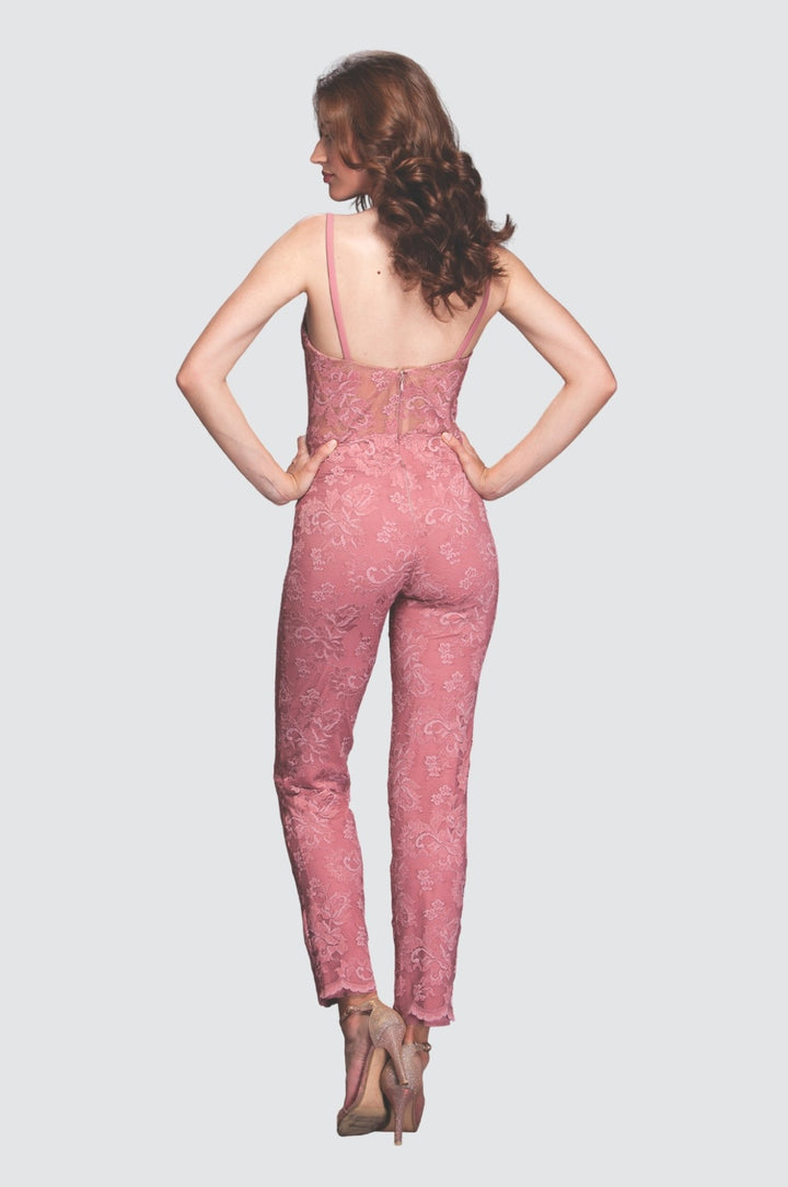 Lace Corset Jumpsuit