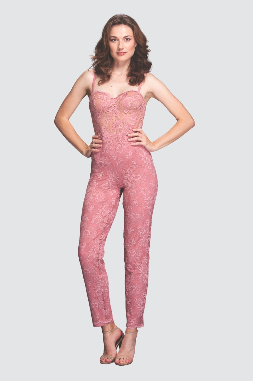 Lace Corset Jumpsuit
