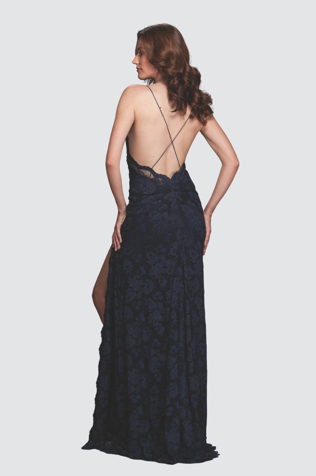 Mystery Shadow A-Line Gown Set