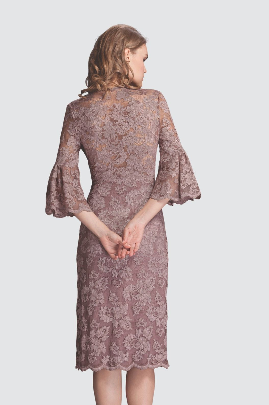 Chic Lace Midi Dress