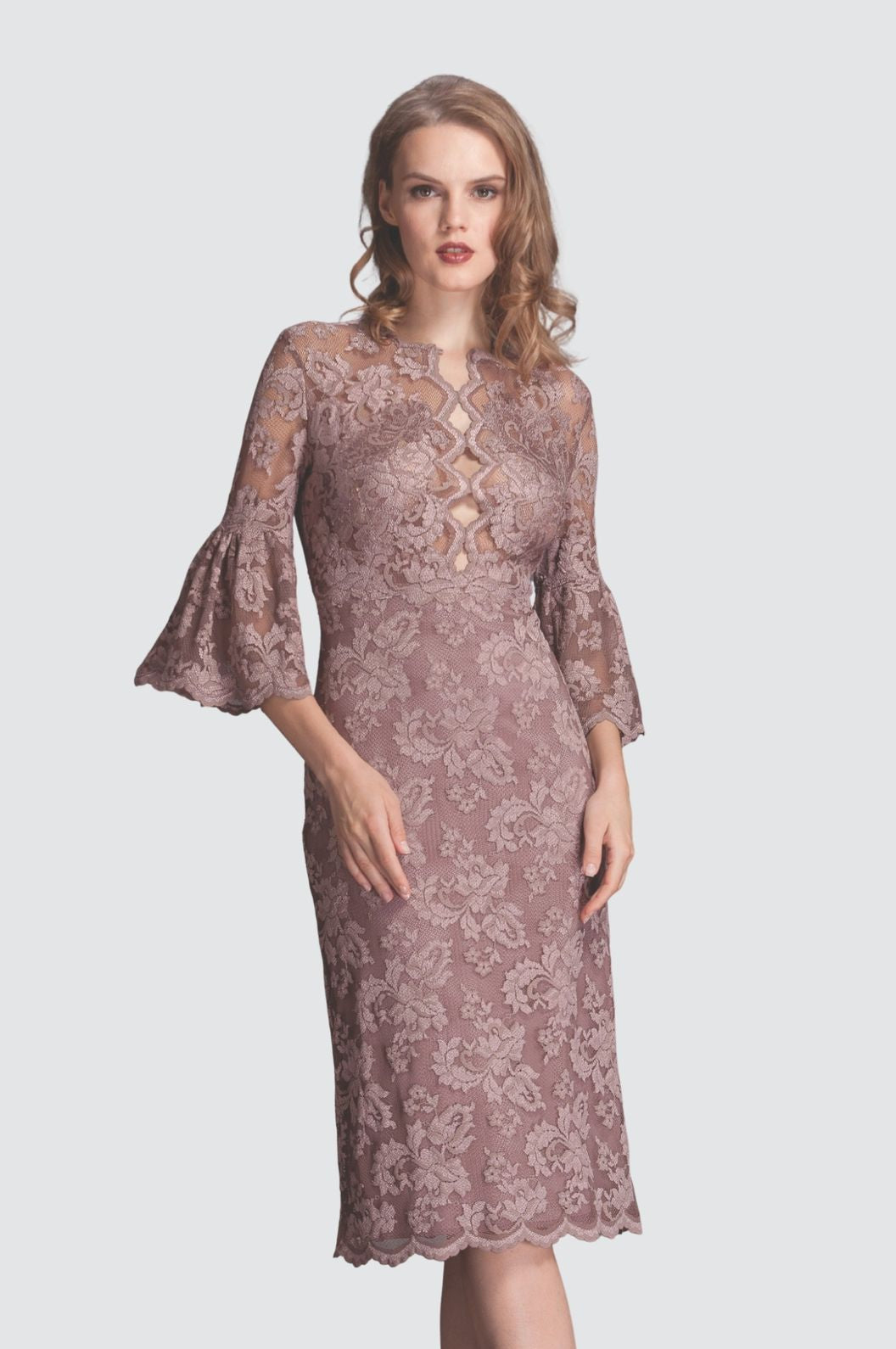 Chic Lace Midi Dress