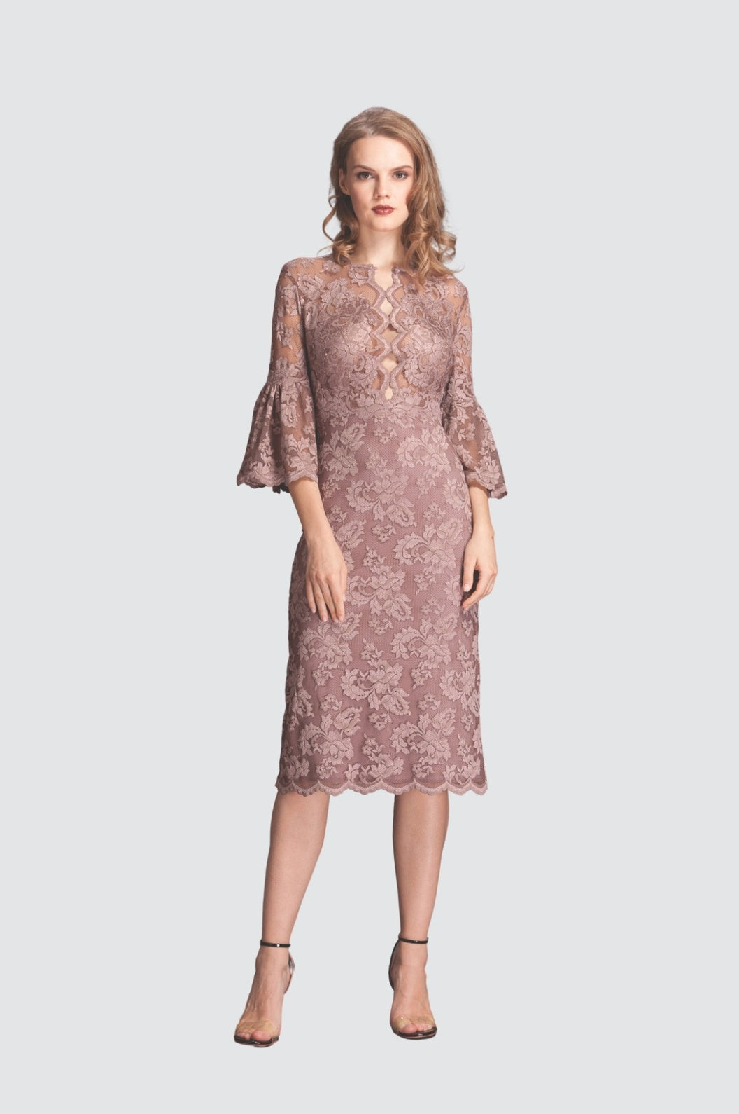 Chic Lace Midi Dress