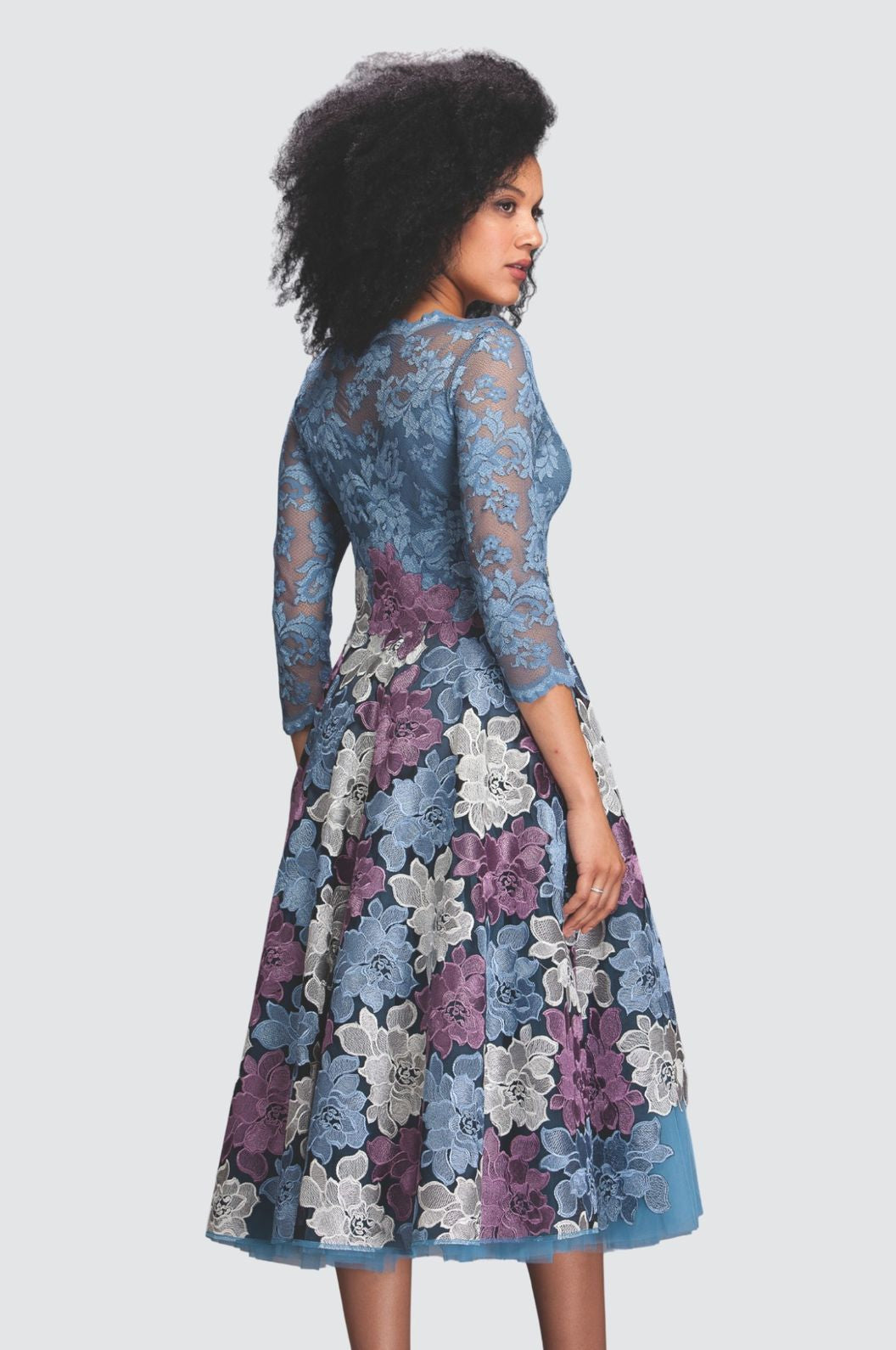 Elegant Embroidered Midi Dress