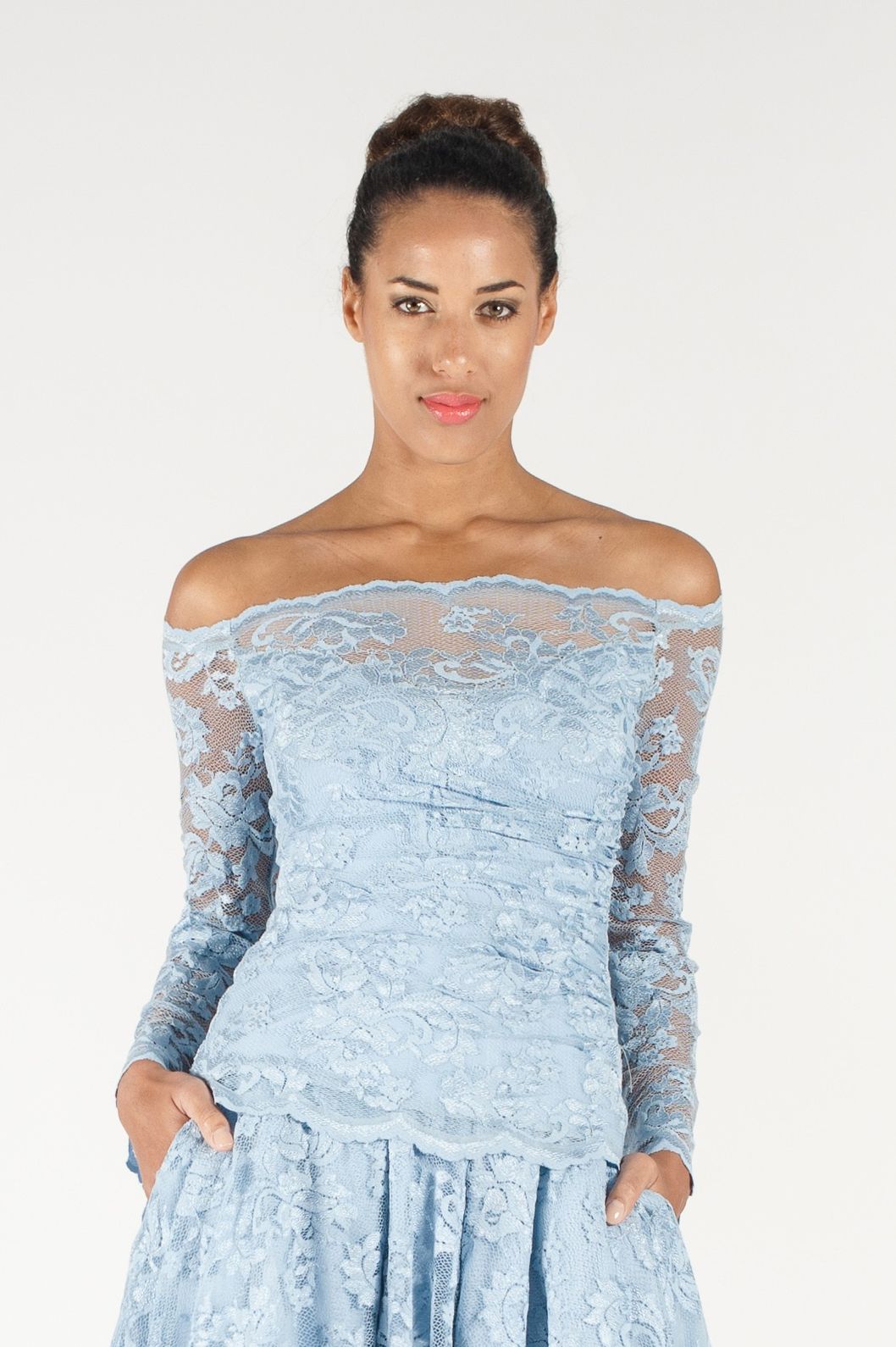 Off-Shoulder Lace Top