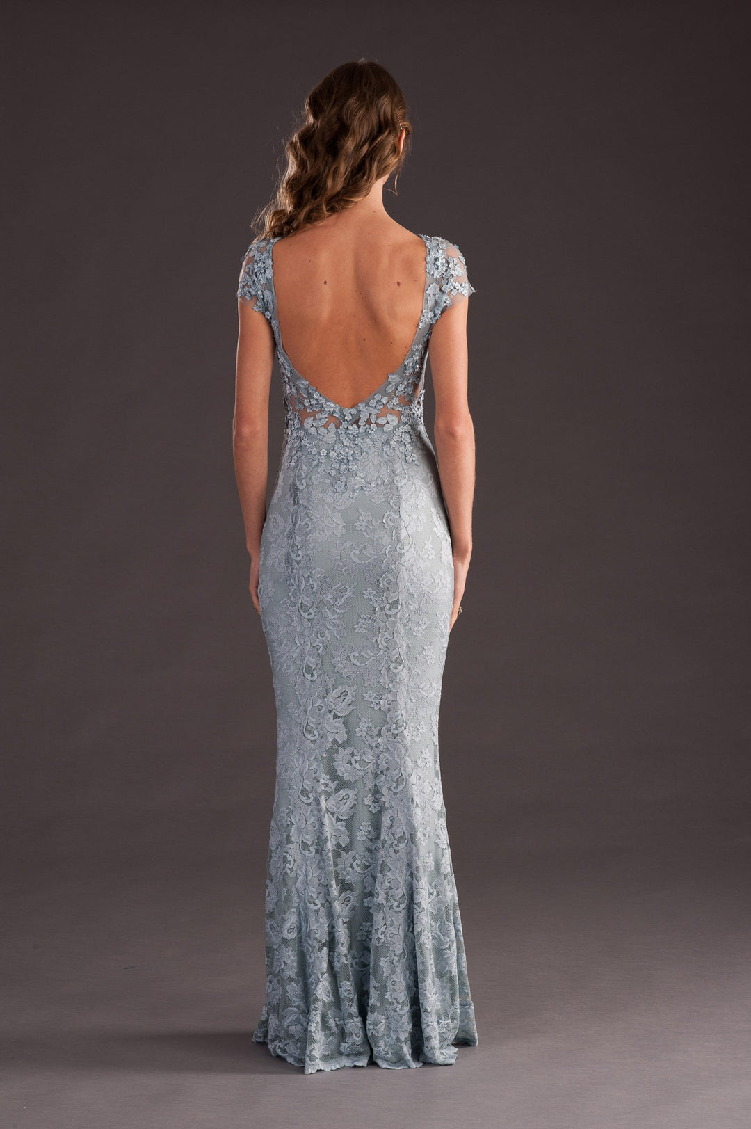 Long Gown with Deep Back Style-1