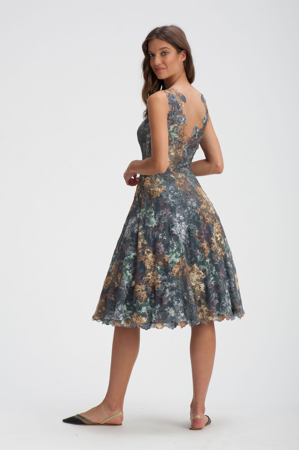 Printed Tutu Cocktail Dress-1