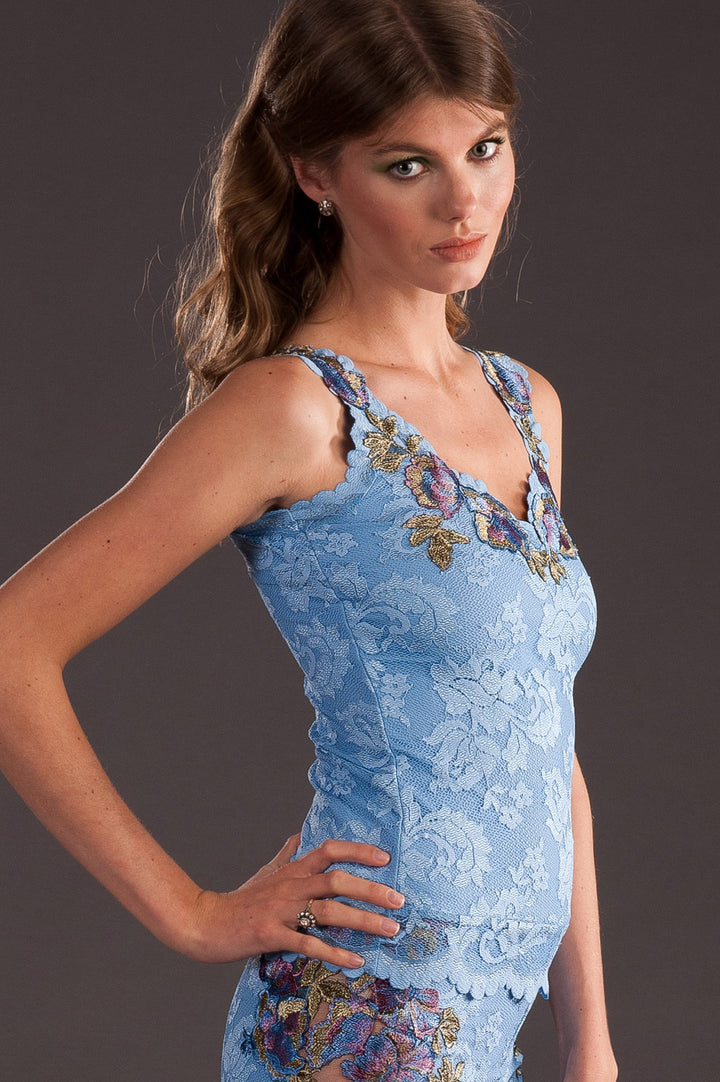 Blue Lace Top-3