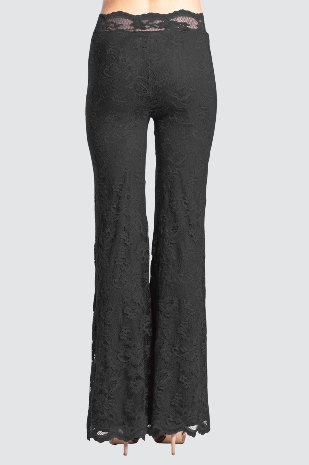 Lace Flare Trousers