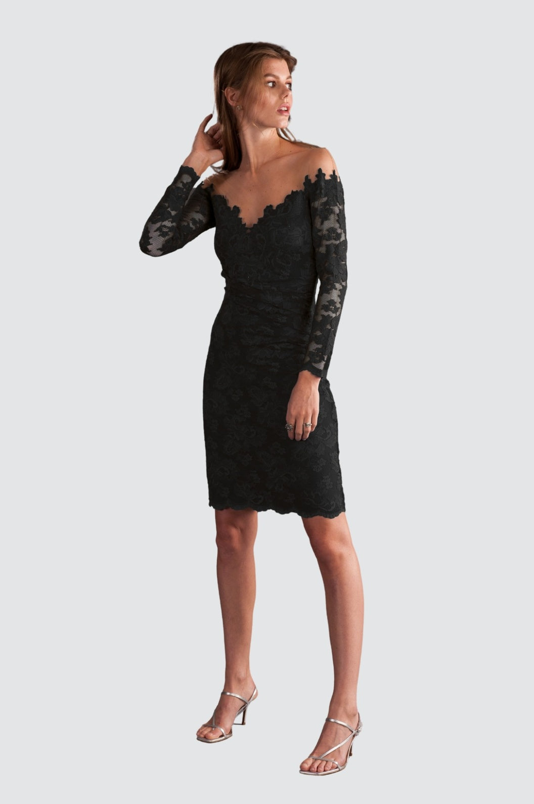 Off-shoulder Cocktail Dress