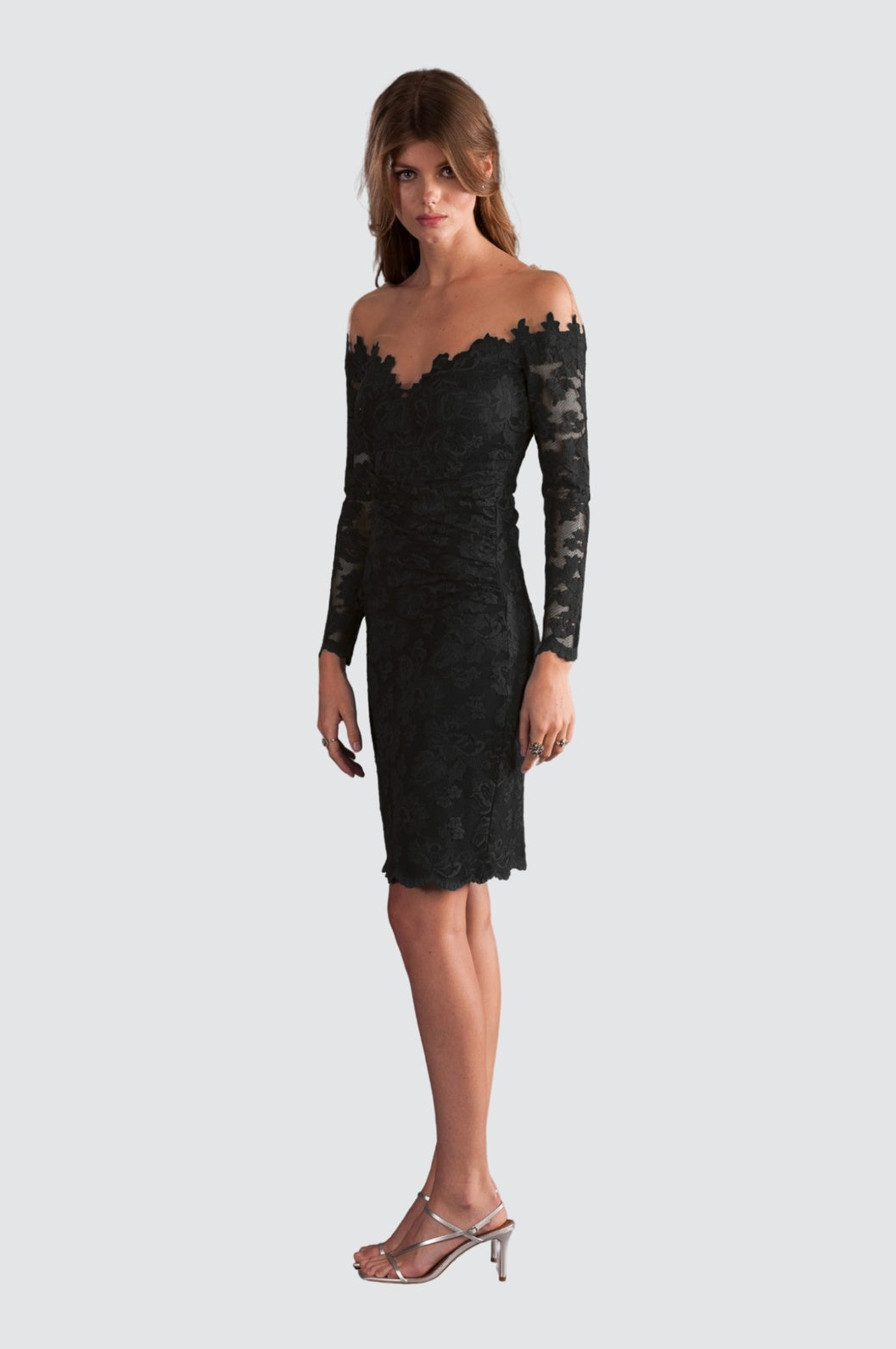 Off-shoulder Cocktail Dress