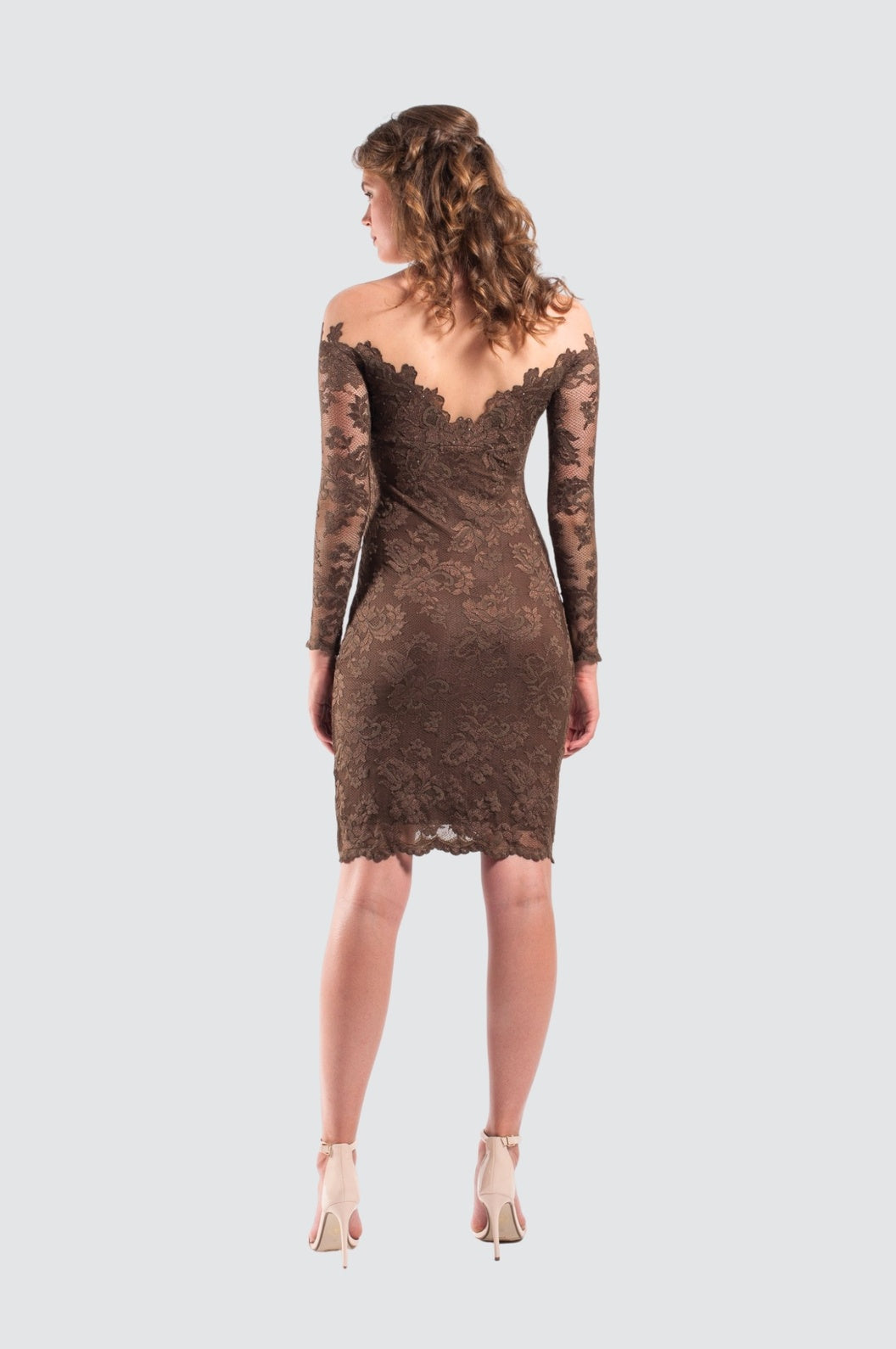 Off-shoulder Cocktail Dress