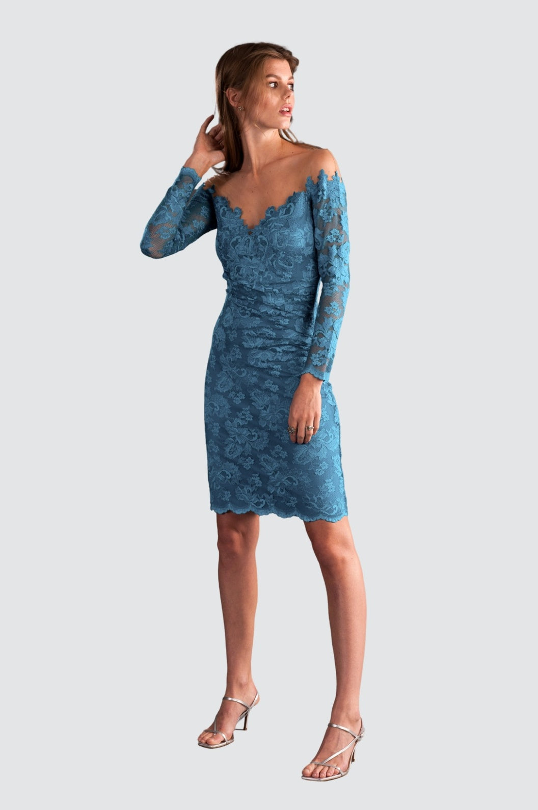 Off-shoulder Cocktail Dress