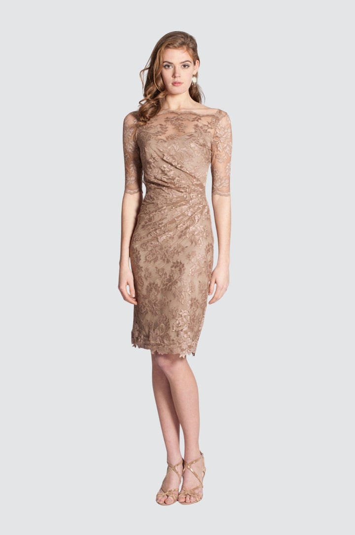 Cocktail Lace Dress with Swarovski Crystals