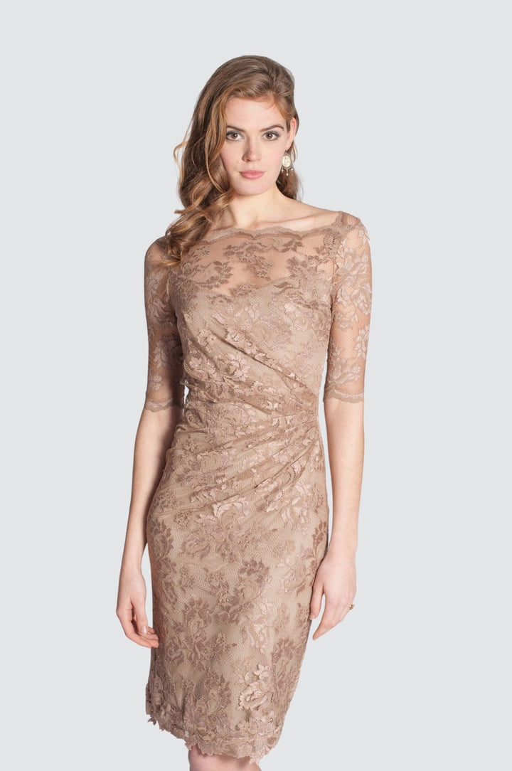 Cocktail Lace Dress with Swarovski Crystals