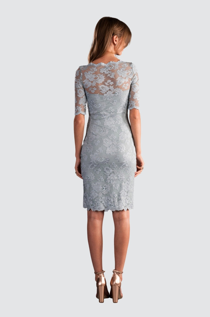 Cocktail Lace Dress with Swarovski Crystals