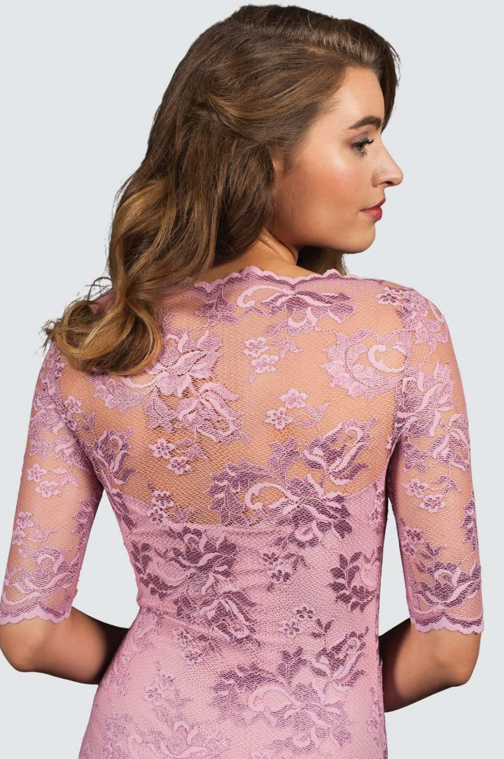 Cocktail Lace Dress with Swarovski Crystals