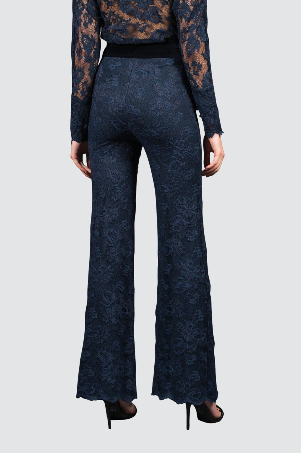 Mystery Navy Lace Evening Set