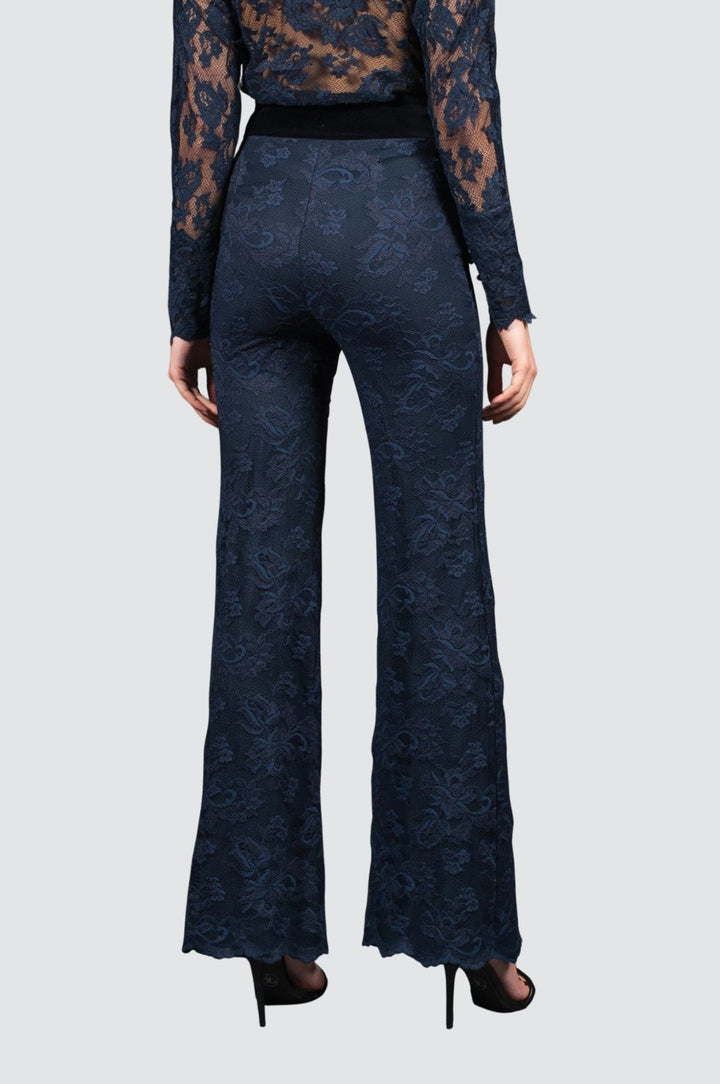 Mystery Navy Lace Evening Set