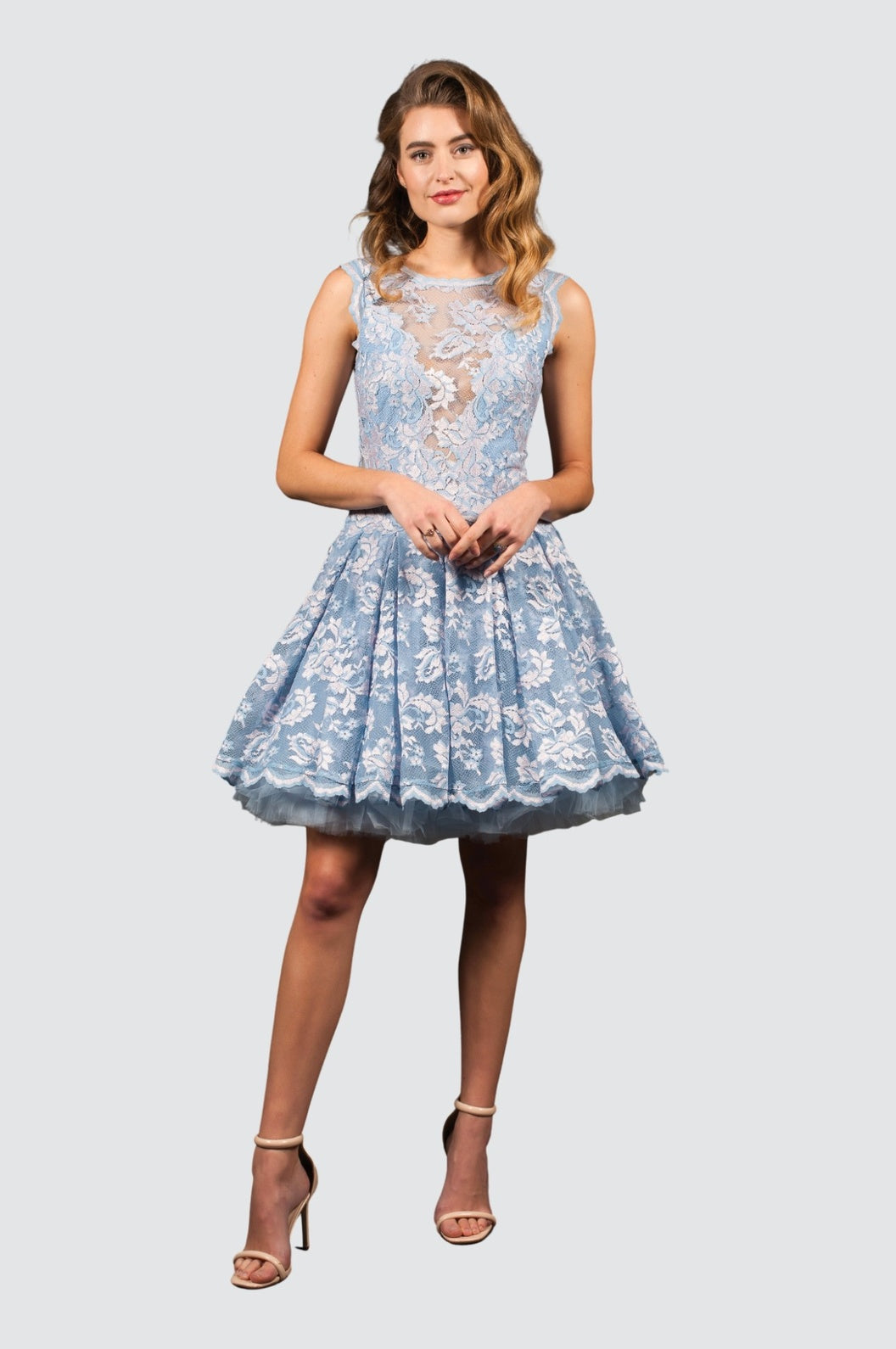 Lace Mini Cocktail Dress