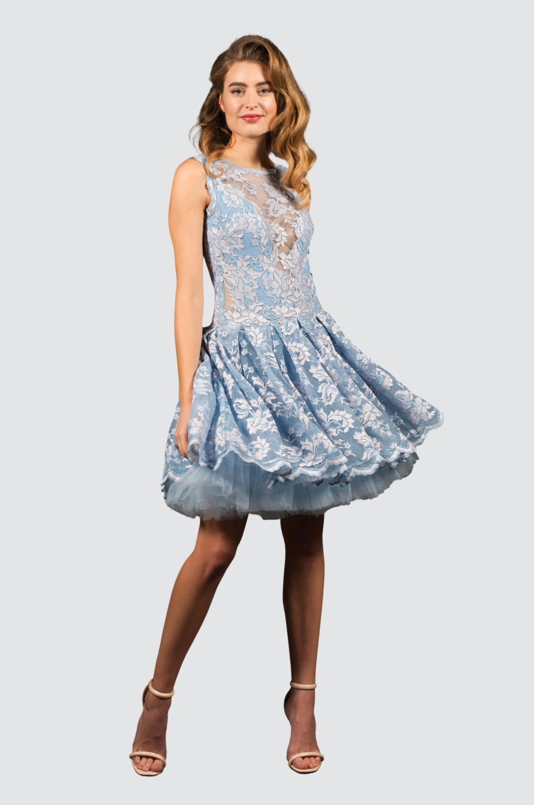 Lace Mini Cocktail Dress